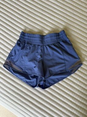 Lululemon Hotty Hot High-Rise Lined Shorts 2.5” Wild Indigo